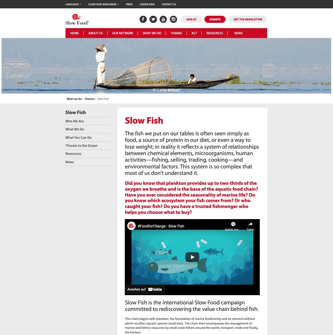 Slow Fish Webseite Slow Fish Webseite