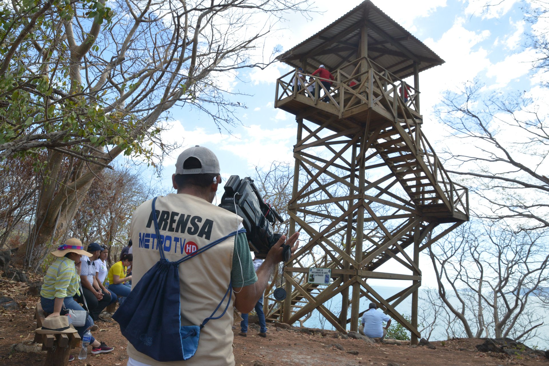 La prensa y la televisión informaron sobre la apertura del sendero natural La prensa y la televisión informaron sobre la apertura del sendero natural